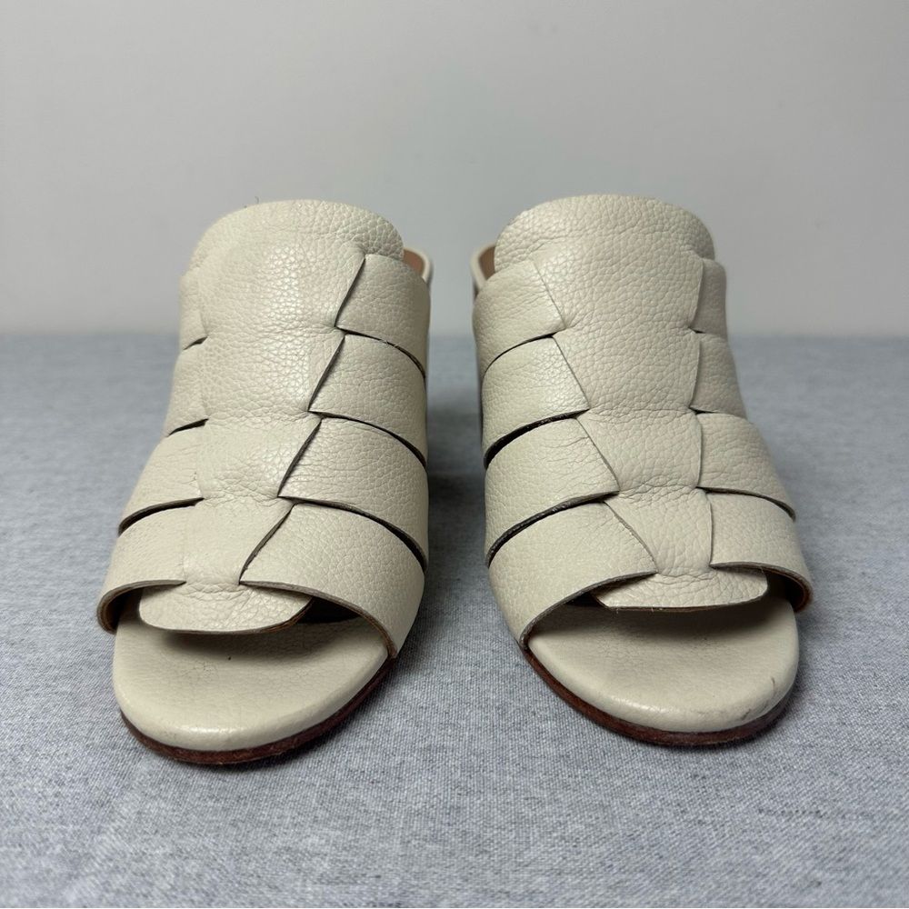 Fortress Of Inca Leather Isla Mule Stacked Block Heel Sandals, 38 — image 2 of 8